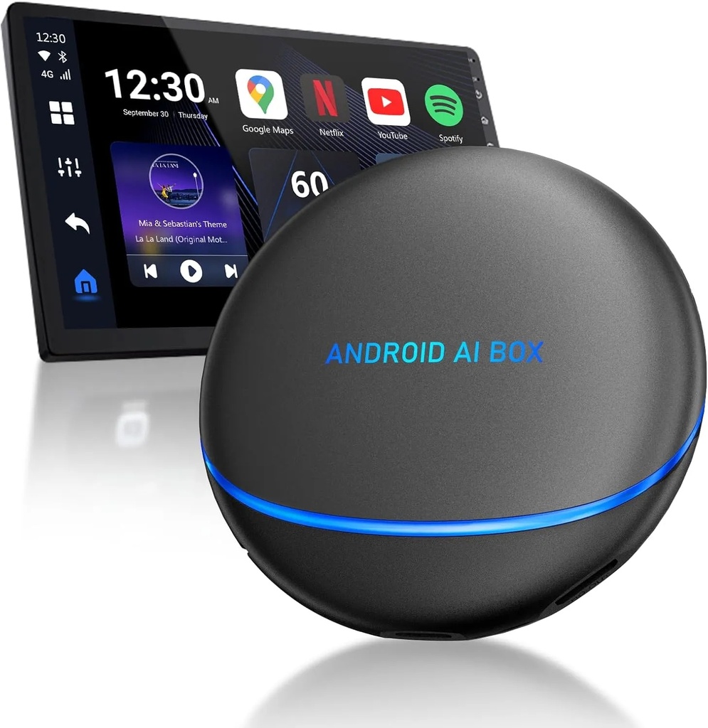 Carplay Magic Box – 3-in-1 Wireless Streaming Device for Android Cars with HDMI Output, Built-In Apps & Wireless CarPlay