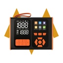 قوة | جهاز حمد ستور متعدد - الوظائف  جمب ستارتر لبطارية السيارة مع منفاخ هواء لاسلكي وفحص كمبيوتر لتشخيص أعطال السيارة OBDII، بسعة 15200 مللي أمبير | 7MD50325 |