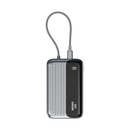 باور بانك SuperMini Hybrid Qi بسعة 10000 مللي أمبير من زندور – شحن لاسلكي MagSafe، شحن سريع 20 واط PD مع كابل USB-C مدمج | ZDSMP-EA10 |