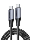 كابل شحن ونقل بيانات من يوغرين تايب سي إلى تايب سي بقدرة 240 واط، يدعم نقل بيانات 10Gbps USB 3.1 Gen 2 وعرض فيديو 4K@60Hz، اتصال احترافي عالي الأداء | US355 |