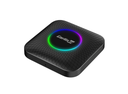 CarlinKit CarPlay AI Box with RGB Ambient Light, Android 13, 8-Core, 8GB RAM, 128GB Storage, Built-in 4G, Wired CarPlay With 1 Year Free Software Support & Update | CPC200-Tbox Ambient |