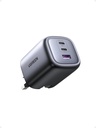 UGREEN Nexode 65W 3-Port GaN Fast Charger with Foldable Plug - USB-C PD 65W Wall Charger | X553 / 45225 |
