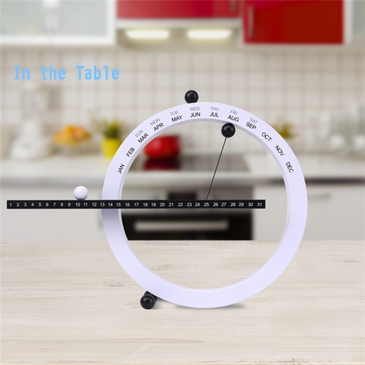 [7127] Permanent Calendar L02 Day week month calendar Creative Perpetual Innovative Design calendar home office decoration calendar