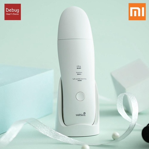 [1881-2] WellSkins WX-CJ101 Ultrasonic Skin Scrubber Skin Cleaner Face Cleaning Beauty Skin Care Machine
