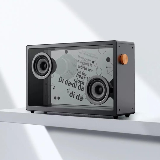 [1924] Xiaomi MORROR ART Suspended Lyrics Transparent Bluetooth Speaker IPS Panel Smart Soundbar