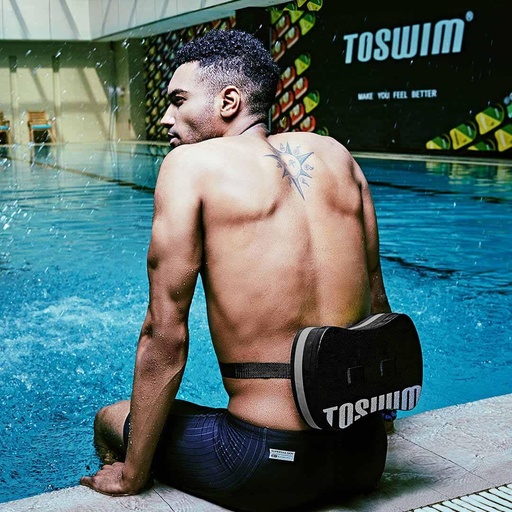 [1921] Xiaomi TOSWIM Back Float EVA Adjustable Swimming Belt Waist Training Equipment Swimming Float Board Silver