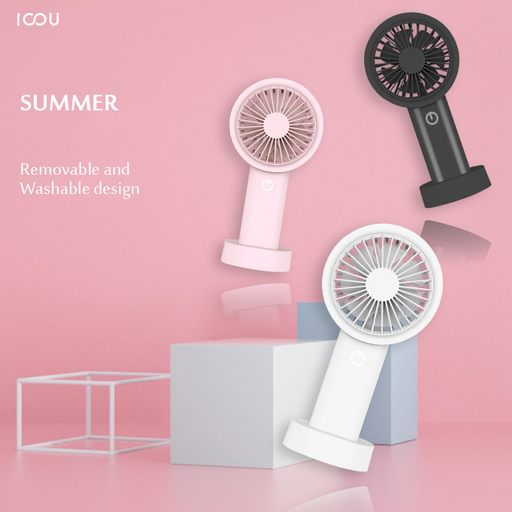 [1956-2] Xiaomi ICOU Smart Power bank Fan J30 4000mAh Multi Function Portable Fan Handheld Fan