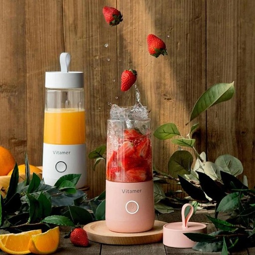 [8223] Vitamer Portable Mini Electric Juice Blender Bottle Rechargeable Fruit Squeezer