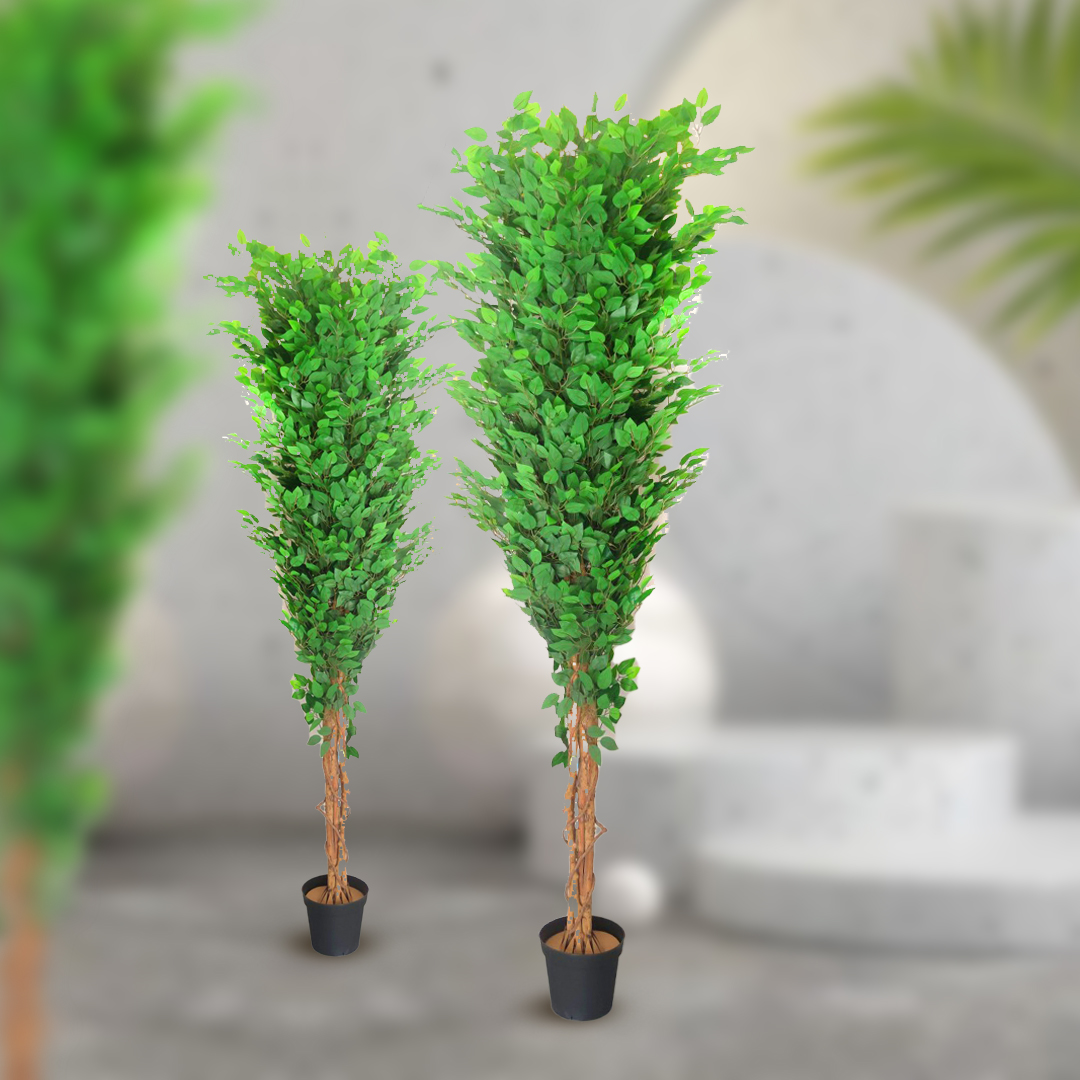 Hand-Made Fiscus Tree Artificial Decoration Plant For Home & Office Decoration |MK1238 (L) / MK1216(S)|