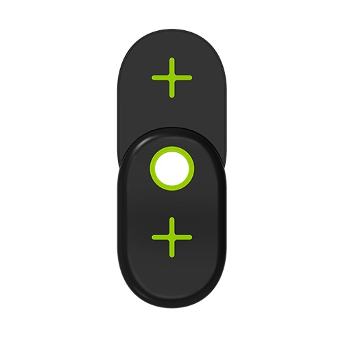GOUI DOUBLE.Qi Dual Ultra Fast Wireless Charging Pad [10w +10W] Black (G2WIRELESS20W)