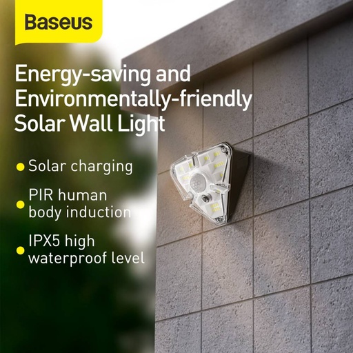 [2309] Baseus Wall Lamp Energy Collection Series Triangle Shape 1 Pc DGNEN-01