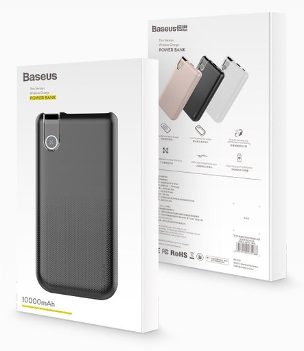 [2406-1] Baseus PowerBank Thin Version Wireless Charge 10000 mAH