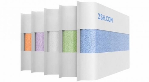 [2478] Xiaomi Mi ZSH Face and Bath Towels A-1170 4pcs Set WHITE and BLUE