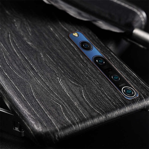 [2511-2] Natural Wooden phone case FOR Xiaomi mi 10 ultra mi10 mi10pro case cover Walnut/Rosewood/Black wood shell (Real wood)