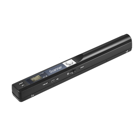 [2684] iScan Generic-Portable Handheld Wand Wireless Scanner A4 Size 900DPI JPG/PDF Formate LCD Display with Protecting Bag for Business Document Reciepts Books Images