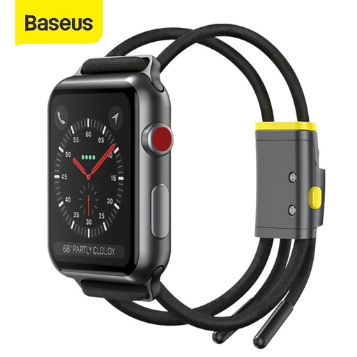 [1429] Baseus Lockable Rope Strap For Apple Watch Series 3/4/5 with Strap Storage Double Ropes Watch Strap