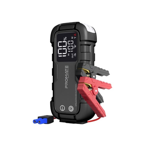 [9282] Promate 2000A/12V Heavy Duty Car Jump Starter with 20000mAh Power Bank & 45W Power Delivery | LED Digital Display | Universal Compatibility | LED Flashlight | QC3.0 Quick Charge | Portable Case Included | 2 Years Warranty | SparkTank-20 |