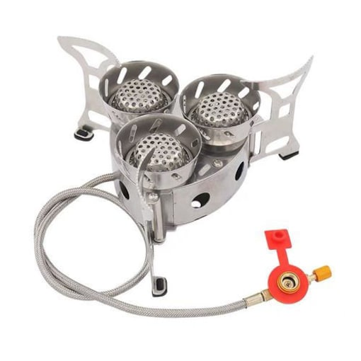 [9536] | Winter Collection | Portable Folding Triple Stove For Camping & Picnics (O-CS450-10)
