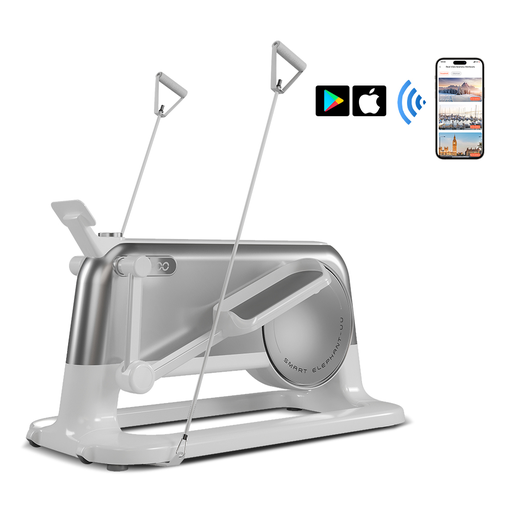 YPOO Multi-Functional Home Exercise Machine – Compact Self-Powered Elliptical with 32-Level Magnetic Resistance & Smart Display