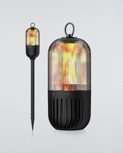 [9694] Portable Outdoor 5W LED Flickering Flame Torch Wireless Speaker with Pole and Ground Stake | MX-OS021 |