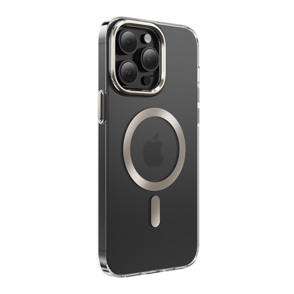 Green Lion Matte MagSafe （Metal Camera Ring and Metal Button）iPhone 15 Pro Max | GNMAGCMR15 |