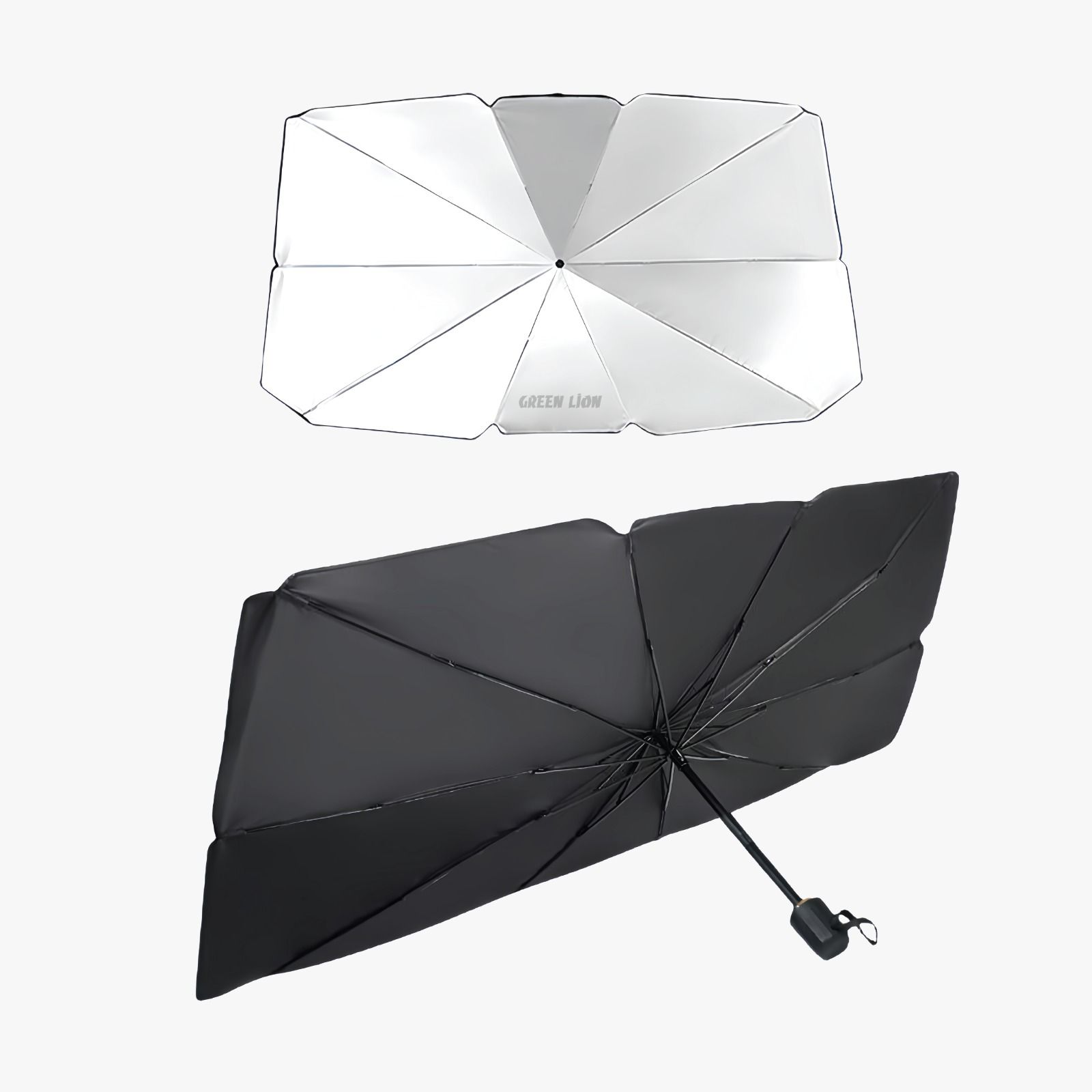 Green Lion Car Windshield Sunshade Umberlla | GNCWNSHDUMBBK |