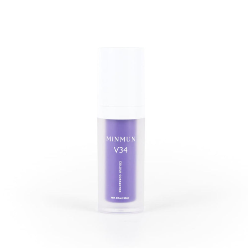 [11135] MinMun V34 Colour Corrector Restores Brightness and neutralizes Yellow Tones on the Tooth surface Purple Paste 30ml