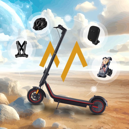 [11177] 7MD Scooter Foldable 350W Power 30 KM/H Speed Modern and Stylish Electric Scooter |7MD2452|