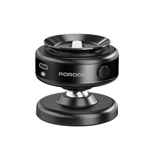 [11246] Porodo Vacuseal Magsafe Magnetic Mount Porodo Vacuseal Magsafe Magnetic Mount with Suction Phone Holder - Black |PD-AESRM-BK|