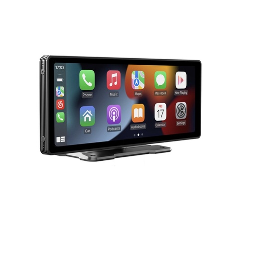 [11275] Portable Car Media Player 10.26-Inch HD Display Carplay Seamless Wireless Connectivity & Entertainment On-the-Go for Apple and Android