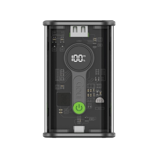 [11365] Goui Nano Pro Power Bank 10,000mAh 22.5W Max Fast Charging with Digital LED Display |G-TPB10PRO-T|