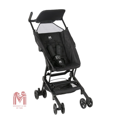[11615] Mommy & ME Baby Stroller by 7MD Lightweight Foldable Travel Friendly Stroller with Multi Function Design and 360° Durable Wheels