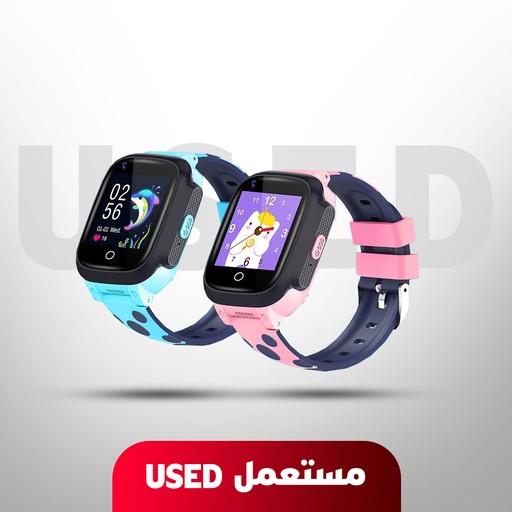 [U234] 🚨 USED 🚨 7MD SMART WATCH FOR CHILDREN VOICE & VIDEO CALLS LOCATION  STEPS COUNTER HEART RATE 4G 🚨 Not Covered By Warranty 🚨