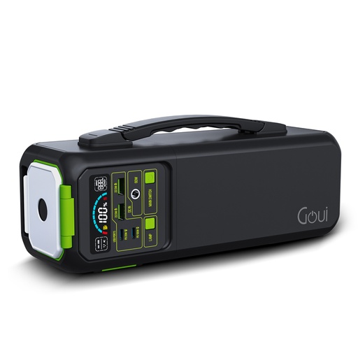 [11705] Goui Beast 200 Power Station 200W (80,000mAh) Portable Battery 209Wh AC Output 220V USB-C PD 100W LED Flashlight Compact Design |G-PS200W|