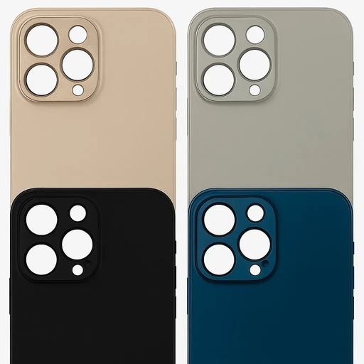 iPhone 15 Pro Max Silicone Case MagSafe Compatible with Built in Camera Lens Protector
