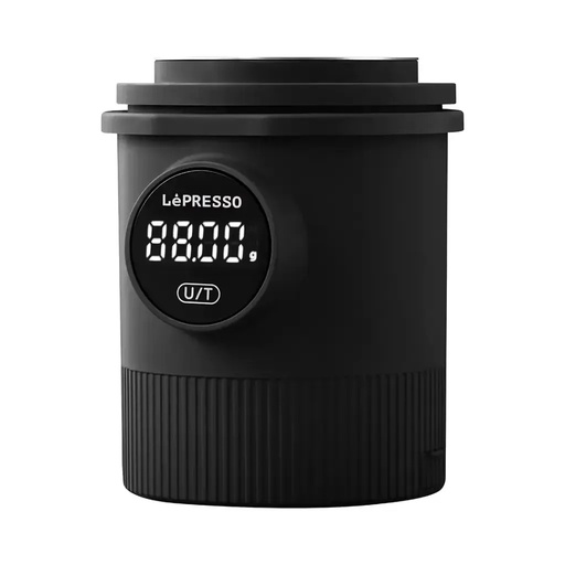 [11792] Lepresso Smart Dosing Cup 500g 0.1g Precision Digital Coffee Scale Cup with USB‑C Rechargeable Portafilter Compatible | LP044 | LPCFFM0044BK |