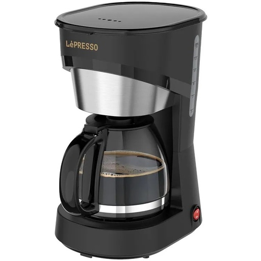 [11797] LePresso Drip Coffee Maker with Glass Carafe 900W 1.5L Water Tank ‑ Touch Control Stay‑Warm Function Washable Nylon Filter | LP041 | LPCFFM0041 |