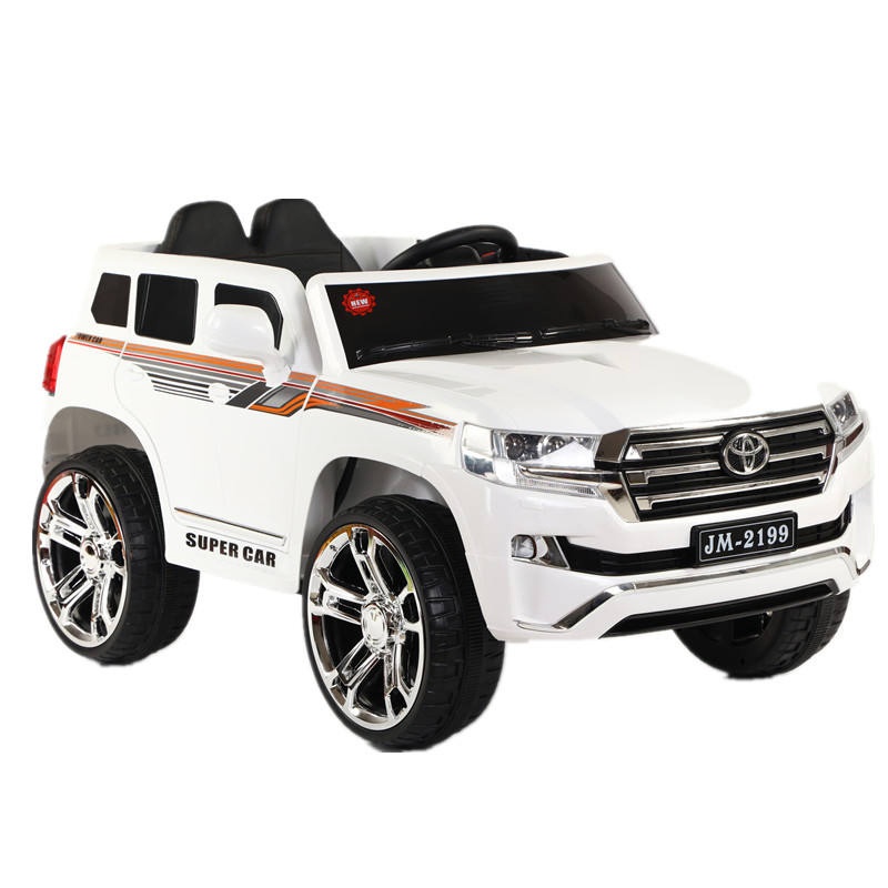 A&T TOY Toyota Land Cruiser Luxury Kids Ride 2023 - 12V Electric Toy Car 4X4 Rechargeable Ride On Vehicle for Ages 3‑8  | A&T49025 |