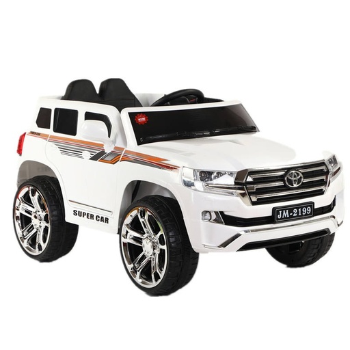 [11800] A&T TOY Toyota Land Cruiser Luxury Kids Ride 2023 - 12V Electric Toy Car 4X4 Rechargeable Ride On Vehicle for Ages 3‑8  | A&T49025 |