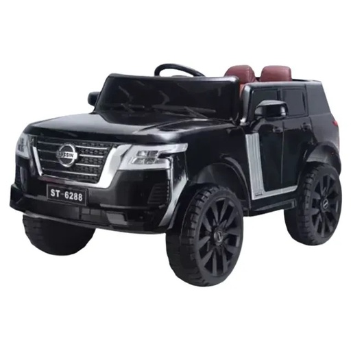 [11801] A&T TOY Electric Nissan Patrol Car for Kids - 12V | Remote Control | 4WD | Leather Seat | 50kg Capacity | Music MP3 Radio Bluetooth AUX | A&T49125 |