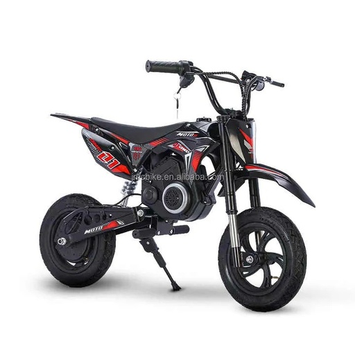 A&T TOY Kids Bike 24V 200W Two Wheel Electric Motor Kids Dirt Bike Rechargeable Battery Road Pocketbike for Kids 12inch Tires Aluminum Alloy Frame Disc Brake 15KM Range 23kmh Speed | A&T49225 |