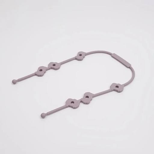 AMOR TINY Reusable Silicone Pacifier Clip Chain – High-Quality Soother Strap to Prevent Drops & Keep Pacifier Clean