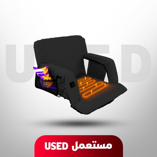 [U280] 🚨 USED 🚨 Portable Folding Massage & Heating Chair With 3 Massage Modes & 2 Intensity Levels (Power Bank NOT Included) 🚨 Without box 🚨 Not Covered By Warranty 🚨