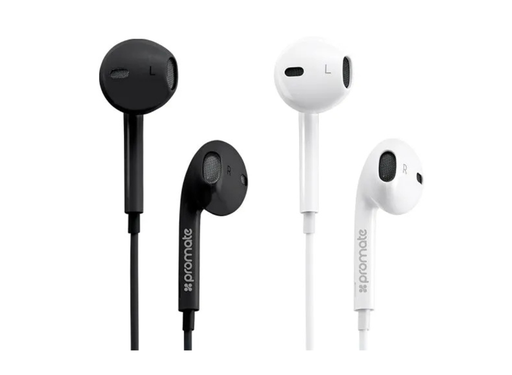 PROMATE Stereo Earbuds – Lightweight Design, 14.2mm Drivers, 3.5mm Jack, High Sensitivity | gearPod-IS2 |