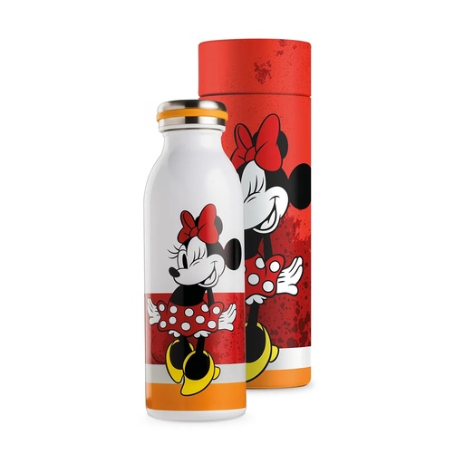 [12057] DISNEY Thermal Bottle – Minnie Mouse “I Am” Design, 500ml Steel Vacuum Flask, Handwash Only