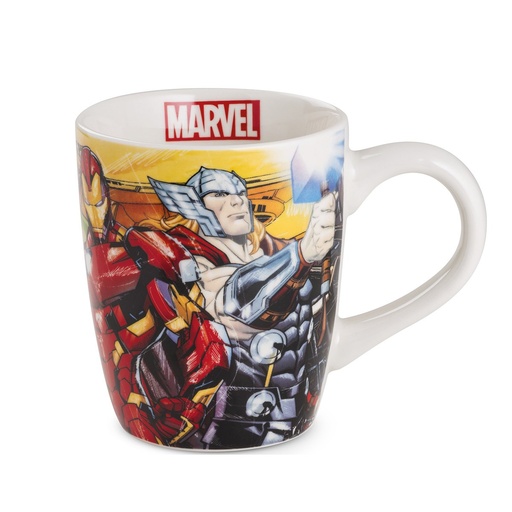 [12065] DISNEY Jumbo Marvel Mug – 700ml Porcelain, Spider-Man & Avengers Designs, Microwave & Dishwasher Safe