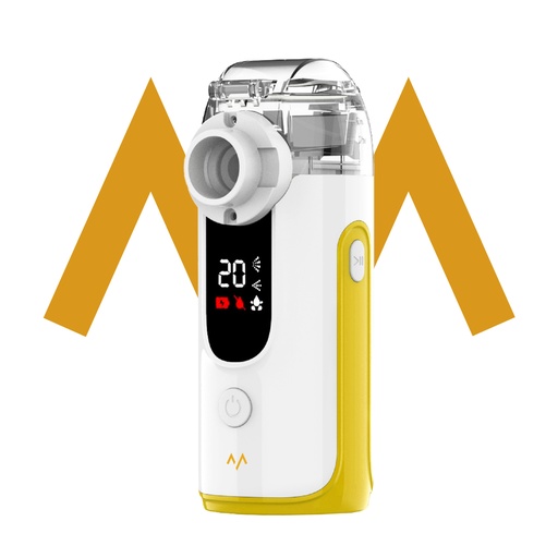 [12129] 7MD Mesh Nebulizer – Portable Rechargeable Ultrasonic Nebulizer with Digital Display, Microporous Atomization Technology, Low Noise, USB-C Charging, 2 Airflow Modes, Auto Shut-Off, for Adults & Kids | 7MD49825 |