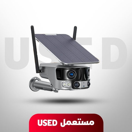 🚨 USED 🚨 7MD Camera Binocular 4G/WiFi CCTV Camera | 4K Quality Resolution | Dual Lens With 180° Viewing Angle | Night Vision | SD Card Supported | Intelligent Human Tracking | App Control | Waterproof | (7MDY6G / 7MDY6-Wifi) 🚨 Not Covered By Warranty 🚨