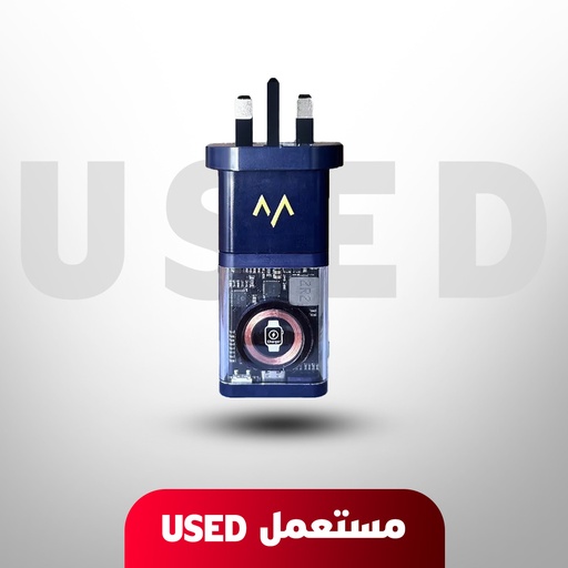 [U359] 🚨 USED 🚨 7MD Charger 3 in 1 Super Charger,Power bank & GaN Charger With 20W Fast Charging For Phone, Smart Watch, Earpod With Built-in Cable 🚨 Not Covered By Warranty 🚨