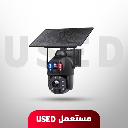 🚨 USED 🚨 7MD Dual Lens Solar Battery Security Camera - 24/7 Surveillance, Wire-Free PTZ, Dual View, 6MP, IP66 Waterproof | 7MD599.4 | 🚨 Not Covered By Warranty 🚨